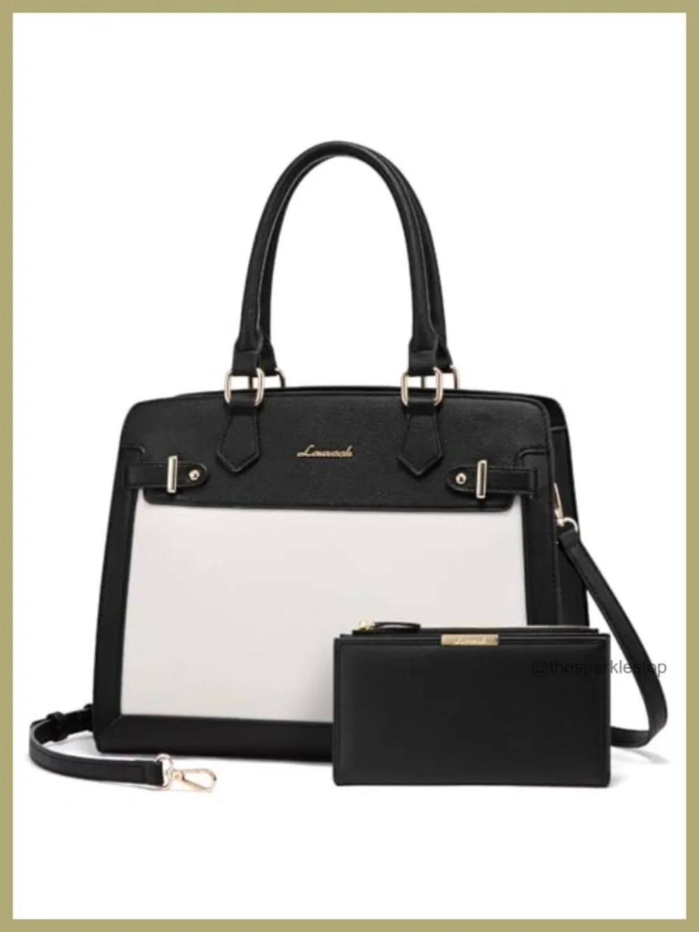 PU Leather Tote Shoulder Bag Satchel Purse Handbag with Adjustable Strap